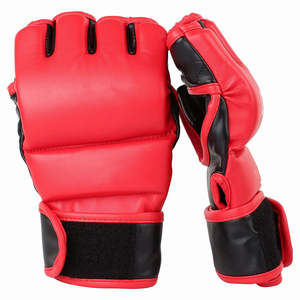 Gants d'arts martiaux MMA Meilleure vente 12oz 16 oz Gants de boxe en cuir Entraînement professionnel Gants de combat MMA - Product Image 3