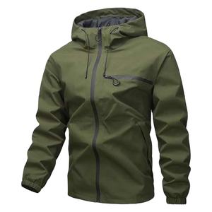 Chaquetas Cortavientos Deportivas para Hombre con Logotipo Personalizado OEM, Chaqueta Cortavientos de Talla Grande con Logotipo Personalizado, Chaquetas para Exteriores - Product Image 1