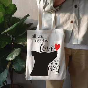 Wholesale Eco-Friendly Recycled Cotton Canvas Shopping Tote <b>Bag</b> Custom Printed Logo Durable Striped Design Recyclable Shopper - Product Image 4