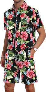 ชุดเสื้อยืดและกางเกงขาสั้นผู้ชายสำหรับฤดูร้อน 2 ชิ้น ออกแบบโลโก้ 3 มิติ ผ้าฝ้าย 100% แห้งเร็ว ระบายอากาศได้ดี คุณภาพสูง ไร้ตะเข็บ - Product Image 2