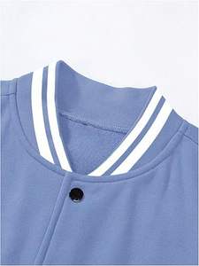 Nueva llegada elegante chaqueta universitaria con logotipo personalizado para hombres y chaqueta de invierno Varisty de tela de manga larga de alta calidad - Product Image 4