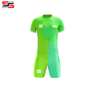 Camisetas de sublimación de poliéster de alta calidad, kits de camisetas de fútbol, uniformes de fútbol personalizados para hombre, camiseta de fútbol - Product Image 3