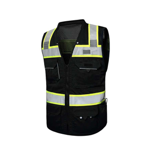 Personnalisé de Haute Qualité Hommes Ingénieurs Construction Haute Visibilité Gilet de Sécurité Réfléchissant de Sécurité au Travail avec Logo - Product Image 2