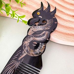 ASSISTANCE Peigne en corne de buffle pour cheveux Peigne d'extension de cheveux Couleur pleine corne naturelle pour cheveux avec la meilleure qualité au Vietnam - Product Image 5