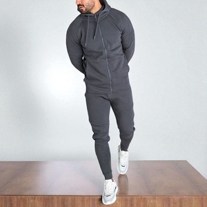 2025 Wholesale High Quality Blank Gym Wear Clothing Set <b>Tracksuit</b> With Custom Logo Men's Winter Design - Product Image 5