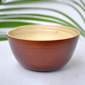 Juego de cuencos de bambú hilado para cocina, juegos de artículos para la cena seguros para alimentos, cuencos para servir de comedor en espiral naturales - Product Image 4