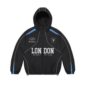 Custom <b>Men's</b> Waterproof Printed Nylon Windbreaker <b>Jacket</b> Shorts Set Lightweight Tracksuit 2 Piece Streetwear Sportswear <b>Summer</b> - Product Image 3