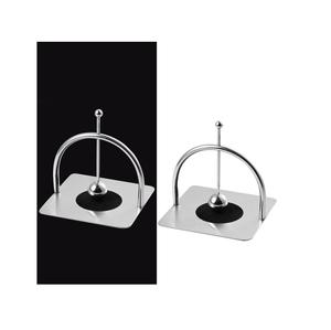Stainless Steel Fancy Home Decoration <b>Desktop</b> Stainless Steel Napkin Holder Napkin Holder Tissue Holder With Punching Design - Product Image 2