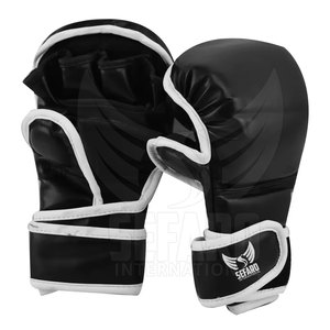 ถุงมือฝึกซ้อม MMA แบบกำหนดเองได้ MOQ ต่ำ ถุงมือฝึกซ้อม MMA คุณภาพสูง ถุงมือฝึกซ้อม MMA แบบครึ่งนิ้ว - Product Image 2