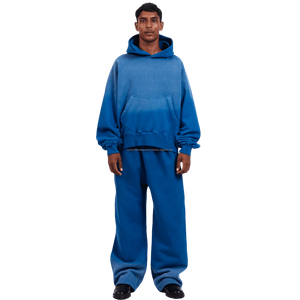 Sudadera con Capucha Oversize para Hombre, Estilo Vintage, Lavado Ácido, 500 GSM, 100% Algodón, Secado Rápido, Moda de Invierno - Product Image 3