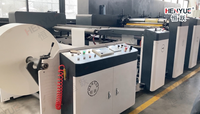 Machine d'impression flexographique horizontale automatique HENYUE à servomoteur continu pour sacs en plastique, sacs en papier et étiquettes (Nouveau)