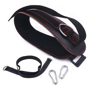 Custom Hot Selling Comfortable Gym Equipment Weighted Chain Dip Belt <b>Waist</b> <b>Support</b> for Weightlifting Pull Up Training - Product Image 5