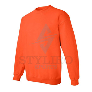 Sudadera de Invierno para Hombre, Talla Grande, Cuello Redondo, Personalizada con Logotipo, Algodón/Poliéster, Diseño Sólido - Product Image 1