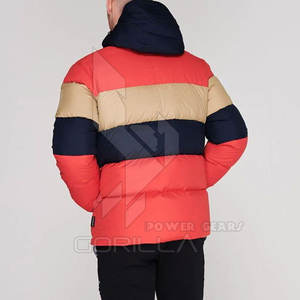 Fabricant pakistanais, vestes matelassées imperméables à col montant personnalisées pour l'hiver 2023, en vente - Product Image 4