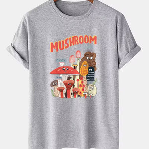 T-shirts décontractés pour hommes en coton 220g/m2 impression bouffante 3D personnalisée séchage rapide léger col rond vente en gros lettre de vêtements pour hommes pakistanais - Product Image 5