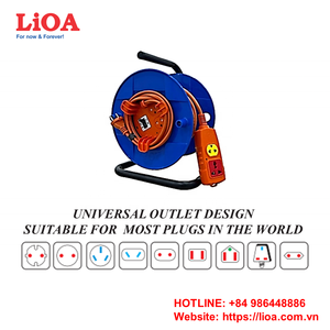 Enchufe de extensión híbrido de nueva generación LiOA, 4 salidas, protección CB, 20A-HYBRID-30M-20A, Reino Unido, EE. UU., UE, AU, SA, estándar de enchufe, Cable de 5m - Product Image 5