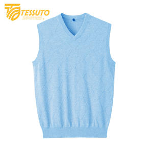 Nouveau design Hommes chandails mode porter pull tricoté tenue décontracté hiver extérieur haut haute qualité vêtements chandails sans manches - Product Image 1