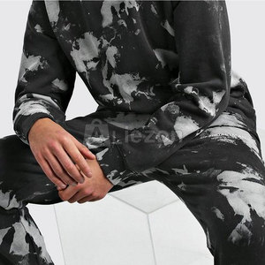 2025ชุดกันหนาวของผู้ชายชุดวิ่งออกกำลังกายผ้าคอตตอนสำหรับ100% โลโก้แบบออกแบบได้ตามต้องการชุดระบายอากาศได้ - Product Image 6