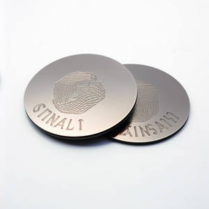 Posavasos de Metal Personalizado con el Logotipo de la Cafetería, Reutilizable y Duradero para Bebidas - Product Image 2