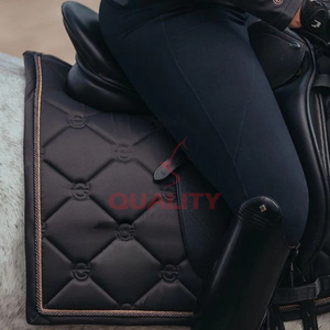 Construction respirante et durable à doublure douce matelassée élégante pour les tapis de selle d'équitation quotidiens Tapis de selle anglais OEM - Product Image 2
