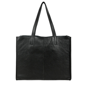 Bolso de Hombro Tipo Tote de Cuero Premium para Mujer, Diseño Moderno, Ecológico, Impermeable, Gran Tamaño, con Logotipo y Patrón de Silla de Montar - Product Image 1