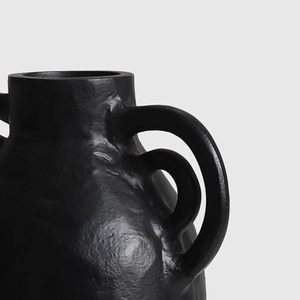 2023 Nordic Handcrafted Metal Aluminum Flower <b>Vase</b> Black Coated Tall <b>Vases</b> Best for Any Decoration Home Decor Purpose - Product Image 4