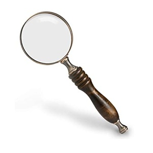 Loupe en laiton hautement conçue avec loupe de décor brillant pour la conception de guide de carte de lecture de livre - Product Image 5