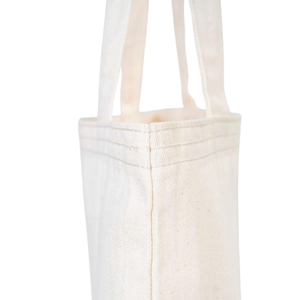 Grand sac fourre-tout en toile de coton biologique géométrique RX pour courses, personnalisable avec logo imprimé, en tissu recyclé, long et uni, idéal comme cadeau pour femme - Product Image 4