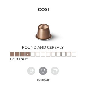 Cápsulas Nespresso Línea Original, Cosi, Café Espresso Tostado Suave, 50 Cápsulas de Café - Product Image 5