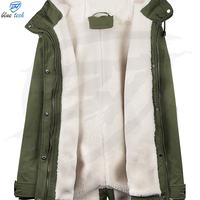 Nouvelle Veste Parka Longue en Laine Épaisse et Chaude pour Femme, Grande Taille, Style Streetwear, avec Bordure en Fourrure, Boutons et Rembourrage en Duvet de Canard Blanc – Vente en Gros
