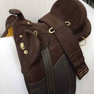 Silla de montar profesional de cuero para caballos, para un cómodo montar diario, entrenamiento de caballos y uso ecuestre al aire libre. - Product Image 4