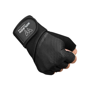 Guantes de fitness antideslizantes de medio dedo para mujer para entrenamiento gimnasio levantamiento de pesas entrenamiento al aire libre ejercicio ciclismo entrenamiento físico. - Product Image 5