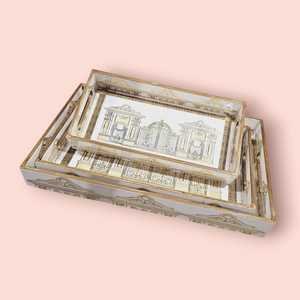 ถาดไม้สำหรับเสิร์ฟของตกแต่งร้านคาเฟ่ชุดเสิร์ฟหรูหราทำจากไม้ - Product Image 3
