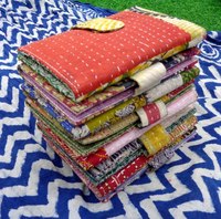 Sac à main vintage pour femmes en coton Kantha fait à la main avec porte-passeport assorti de style ethnique sac fourre-tout