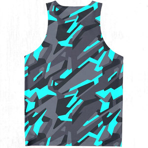 เสื้อกล้ามผู้ชายผ้าฝ้ายโพลีเอสเตอร์ระบายอากาศได้ดีปรับแต่งได้สำหรับฟิตเนสยิมฟิตเนสสไตล์สปอร์ต - Product Image 4