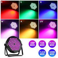 60pcs RGBWA Pleine Couleur Led Par Lumière pour Disco De Mariage En Plein Air Fête Éclairage De Scène DMX 512
