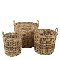 Ovale natuurlijke rotan mand met stijlvolle afwerking, milieuvriendelijk, aanpasbaar, multifunctioneel, modern, rustiek, geschikt voor boerderijkeukens