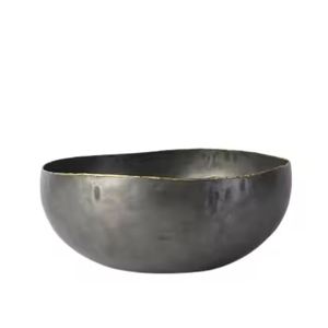 Bol en métal aluminium de taille moyenne fait à la main pour fruits, collations, service décoratif, vente en gros de fruits décoratifs - Product Image 6