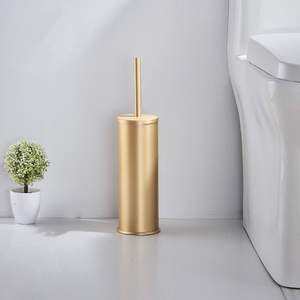 Porte-brosse de toilette en métal à finition durable pour environnement de salle de bain humide offrant une performance sans rouille - Product Image 5