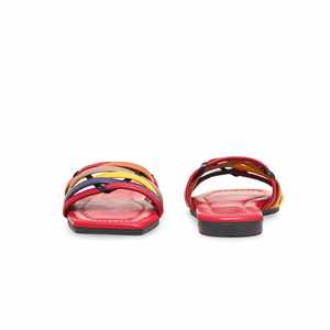 Pantoufles sport décontractées marron pour filles KD5386 - Product Image 2