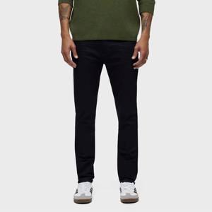 Pantalones vaqueros ajustados de mezclilla negros para hombre, pantalones vaqueros elásticos ajustados para un aspecto moderno, perfectos para ropa informal, estilo callejero - Product Image 1