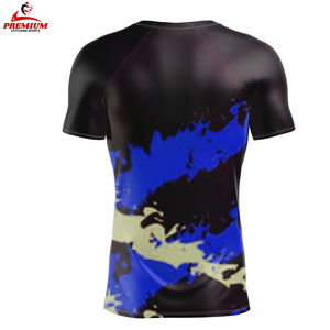 Camiseta de Compresión Rashguard de Manga Larga para Hombre, Sublimada Personalizada, para MMA, BJJ, con Protección Solar UPF50, Transpirable, para Boxeo, Muay Thai, Playa y Surf - Product Image 4