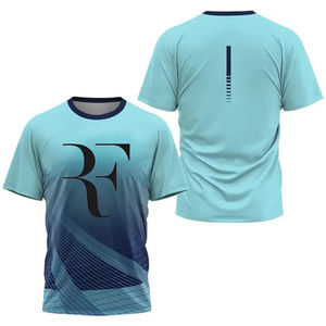 T-shirt de sport à séchage rapide pour hommes et femmes, idéal pour la course à pied, le badminton, le tennis de table, manches courtes - Product Image 2