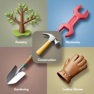 Premium Quality Goatskin Leather work <b>gloves</b>, best quality, durable, flexible, multiuse, multi purpose, gardening, construction - Product Image 6