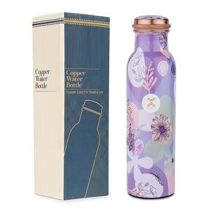 100% pure copper bottle | Eco-friendly metal water bottle for daily hydration, detox | Bulk deals available - Product Image 3