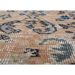 พรมขนสัตว์ถักมือสีน้ำตาลเบจวินเทจ รุ่น Pae-2633 ลายเหรียญรูปสี่เหลี่ยมผืนผ้า สำหรับตกแต่งบ้าน ห้องนั่งเล่น ทางเดิน ห้องวัยรุ่น - Product Image 3