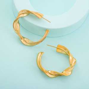 Trendy Hoop <b>Earrings</b> 193009 - Product Image 1