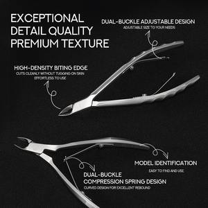 Cortaúñas de Acero Inoxidable al por Mayor, Cortaúñas Profesional, Tijeras para Piel Muerta, Tijeras Afiladas con Hoja Curva, Afiladas, de Pakistán - Product Image 5