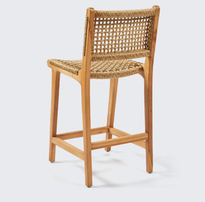 Tabouret de bar minimaliste en teck pour maison appartement villa ou hôtel utilisation de meubles d'intérieur - Product Image 3