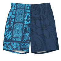 Shorts de bain pour hommes de haute qualité, compression, extensibles dans 4 directions, design 2-en-1, logo imprimé par sublimation florale, séchage rapide, poches